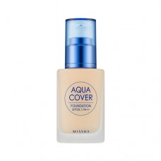 MISSHA Aqua Cover Foundation SPF20/PA++ (No.W21) – Hydratační tekutý make-up (M5777)